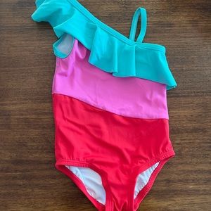 Hanna Andersson asymmetrical bathing suit NWOT